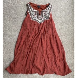 Luxology orange detailed Dress Sz L